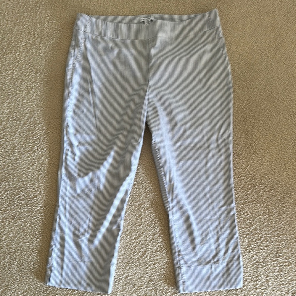 Striped Cropped Pants